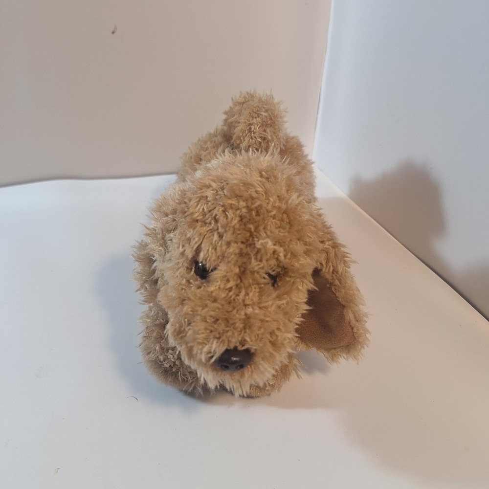 Gund  Barky Light Brown Puppy Dog Plush Stuffed Animal
